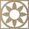 Ekena Millwork Blume Wood Fretwork Pierced Ceiling Medallion, Hickory, 16"OD x 5 1/2"ID x 1/4"T CMWP16X16X0250BLHI - alternate 2